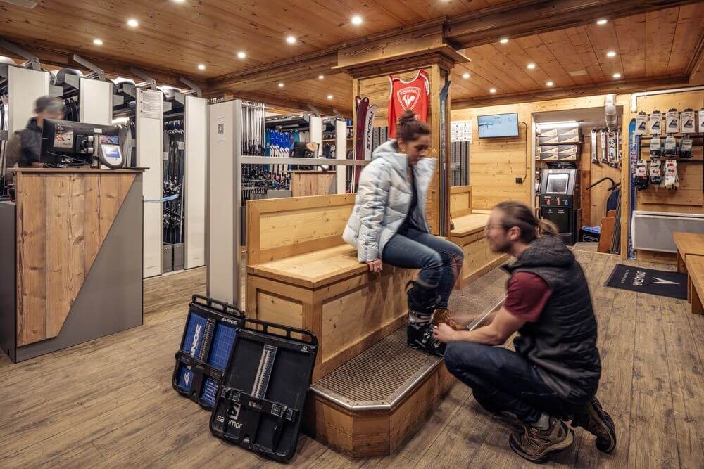 Louez vos skis en ligne à Courchevel Le Praz