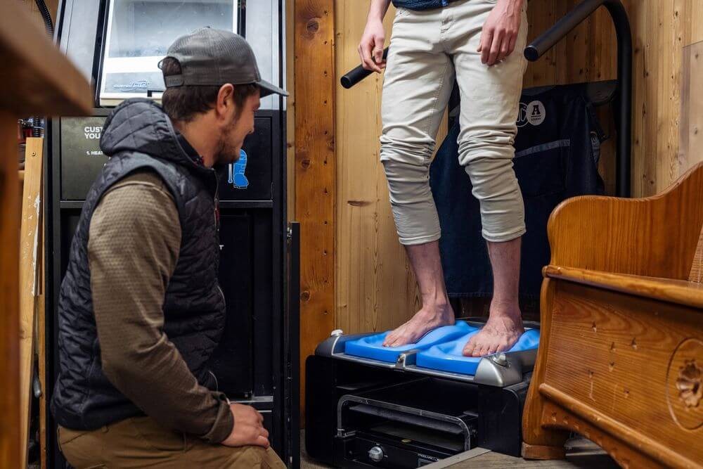 Le bootfitting à Courchevel Le Praz